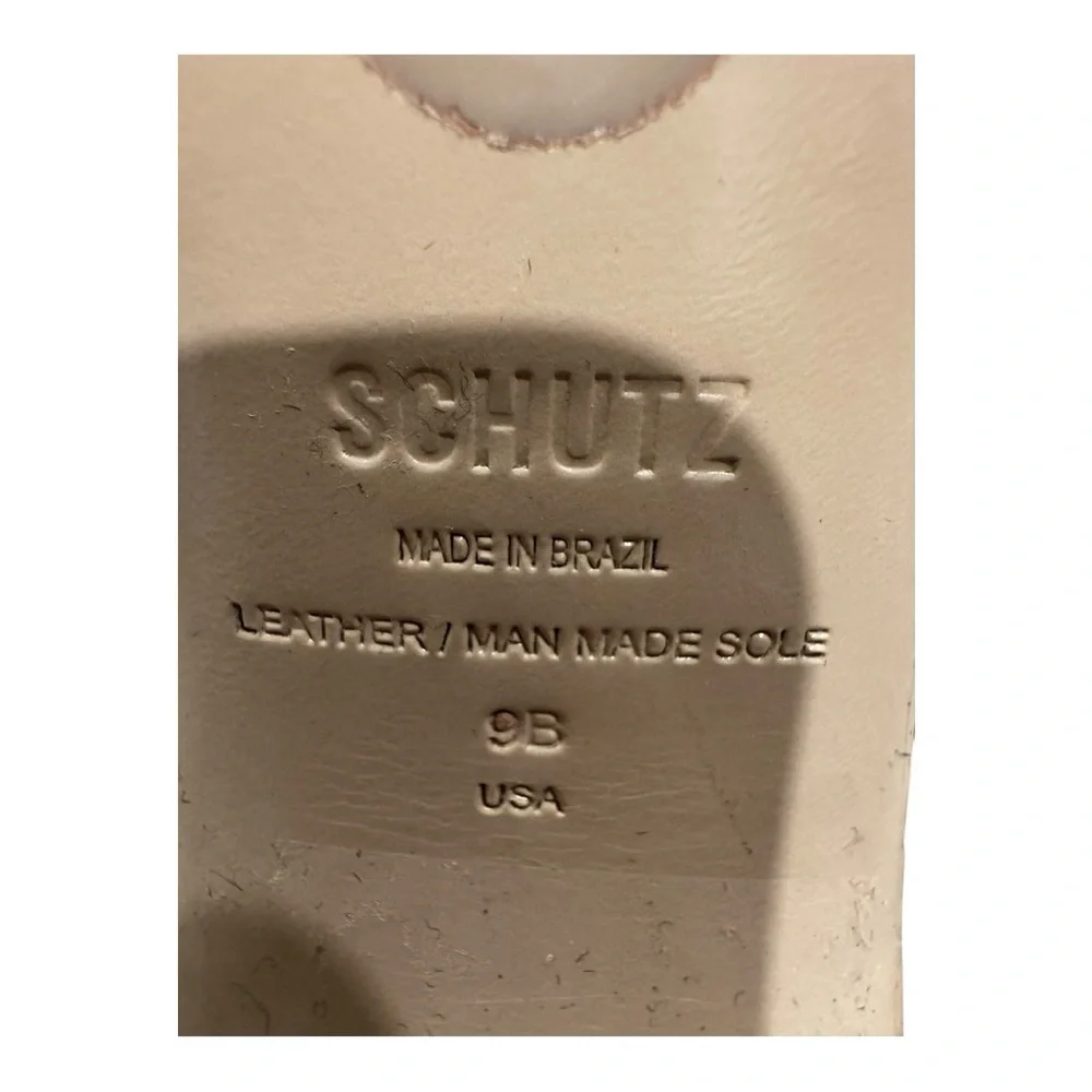 SCHUTZ Elegant Blue Satin Women's Heels US9 - Picture 4 of 4